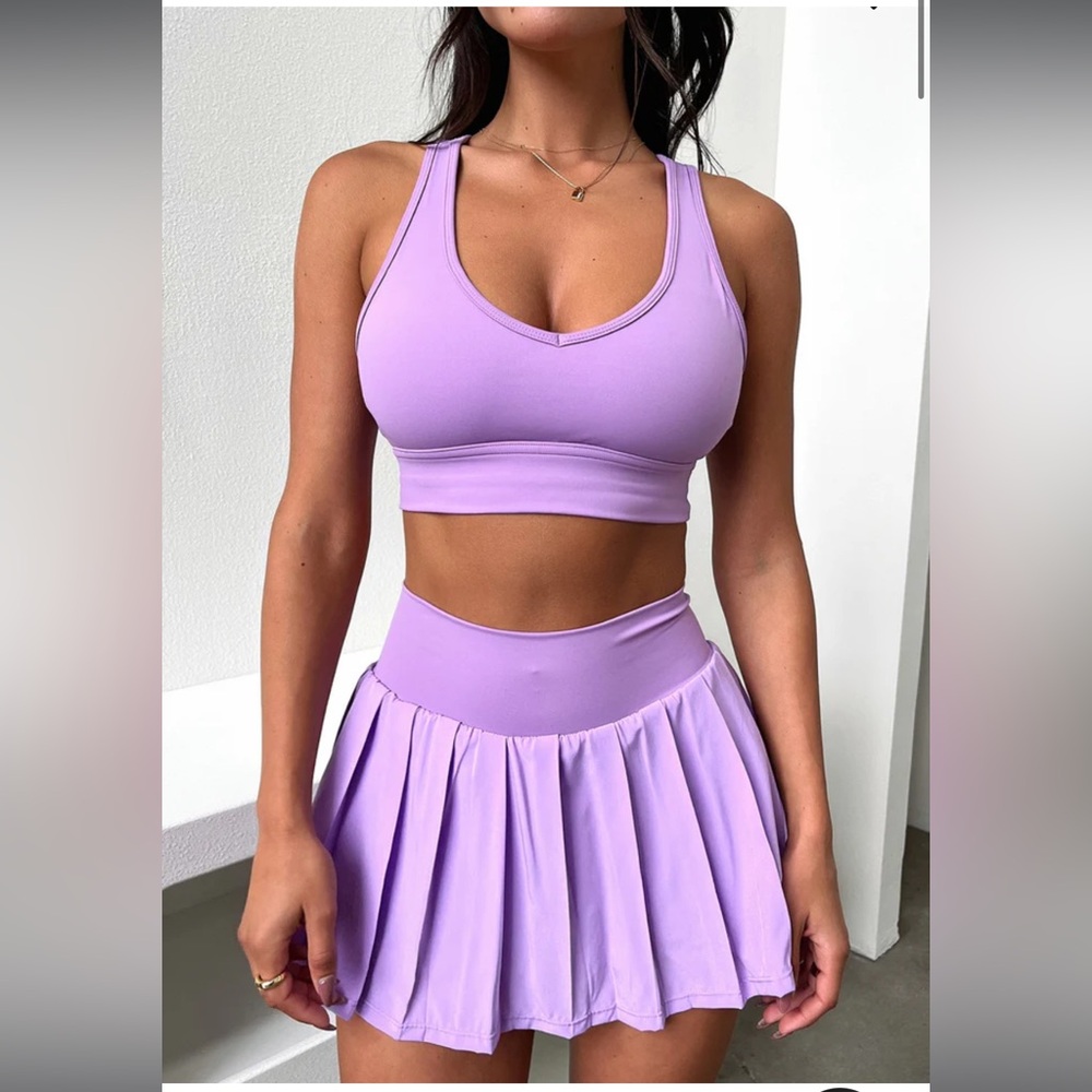 That so fetch  ALANI TENNIS SKORT - PURPLE